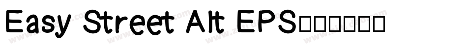 Easy Street Alt EPS字体转换
